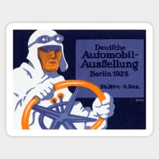 1925 German Car Show Sticker